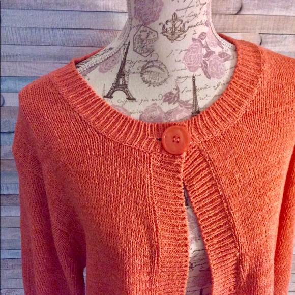 NWT August Silk Coral Shrug Dress Sweater SZ XL - Picture 4 of 6